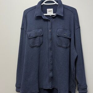 55. Aerie Lumber Jane Waffle Shirt